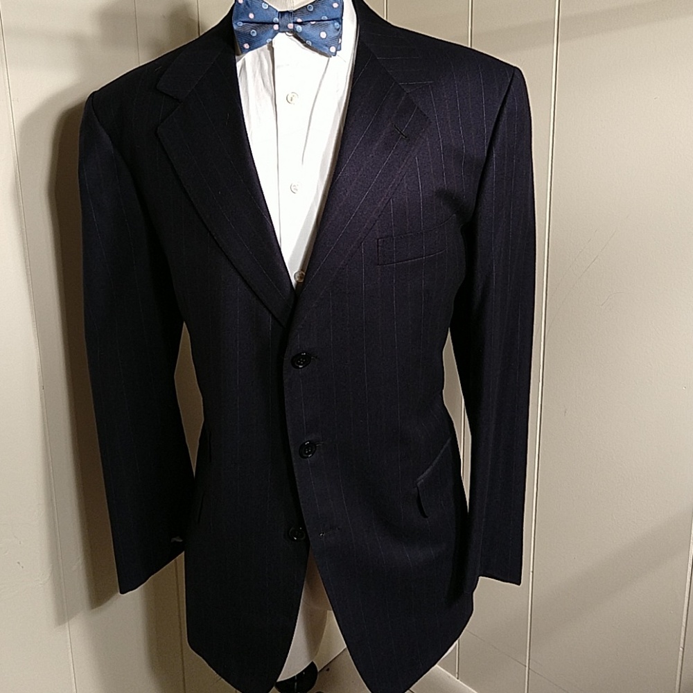 Brioni Traiano LanaVergine Blue Sport Coat 🏆HP